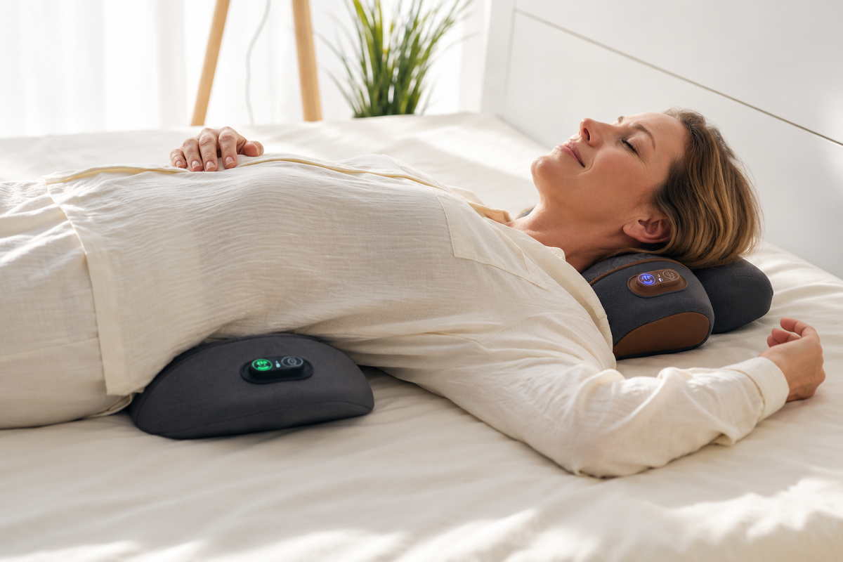 Une routine de détente à la maison pour le dos et la nuque