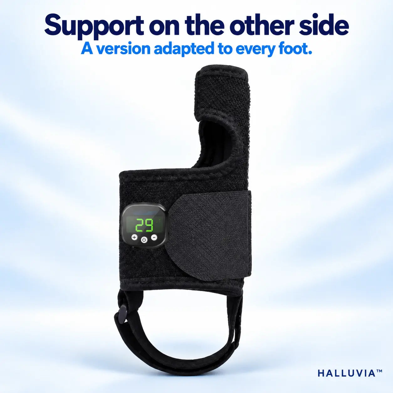 HALLUVIA – fastening on the opposite-side version