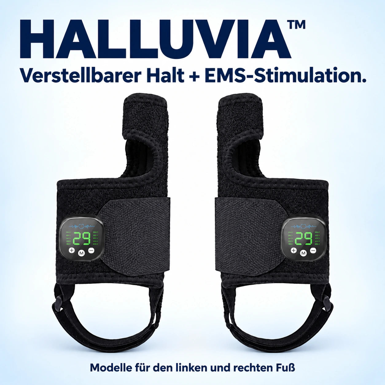 HALLUVIA – Modelle für linken und rechten Fuß