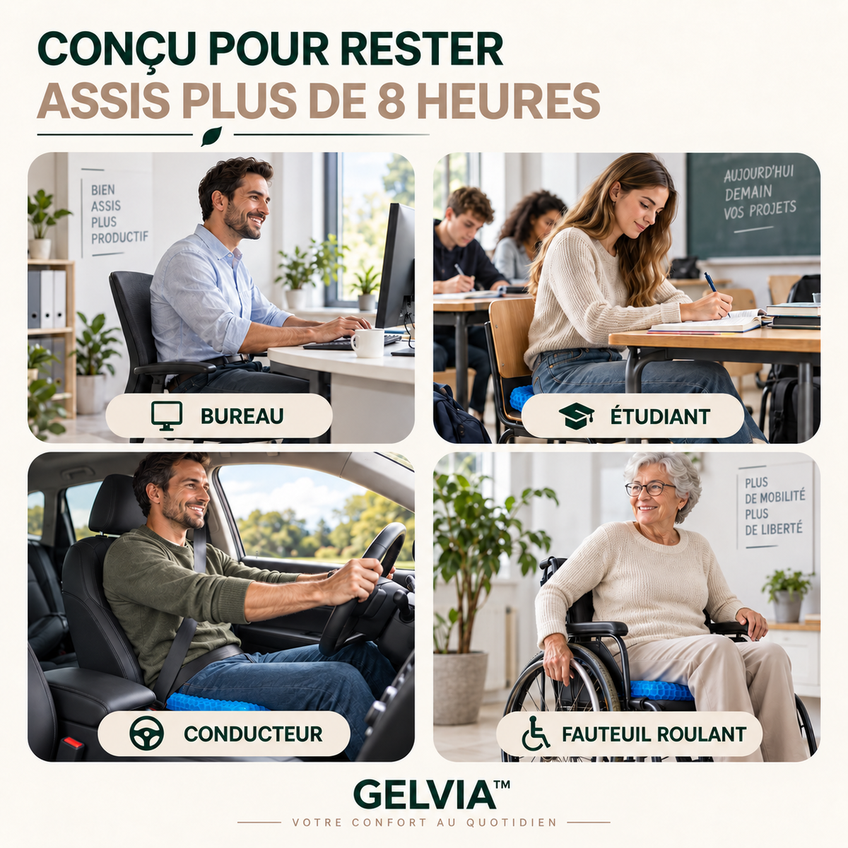 Coussin en Gel - GELVIA™