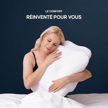 DORMILIA™ – Oreiller Ergonomique à Mémoire de Forme