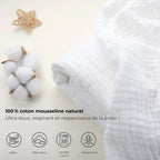 COTONIA™ – Plaid en Coton Doux Léger & Respirant
