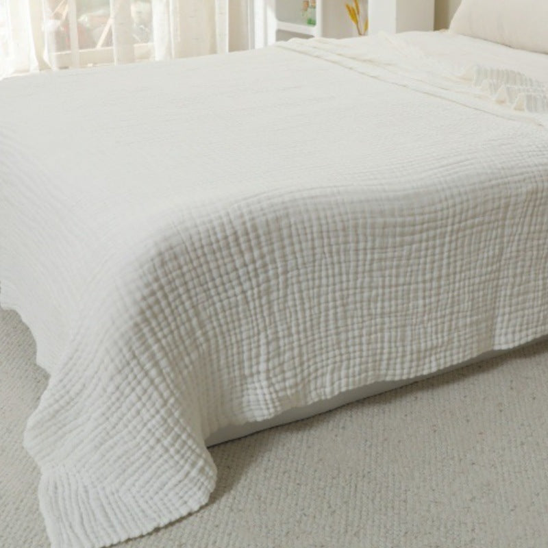 COTONIA™ – Plaid en Coton Doux Léger & Respirant