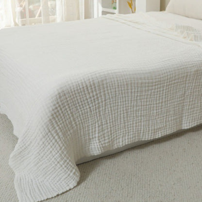COTONIA™ – Plaid en Coton Doux Léger & Respirant