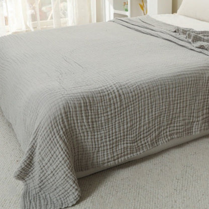 COTONIA™ – Plaid en Coton Doux Léger & Respirant