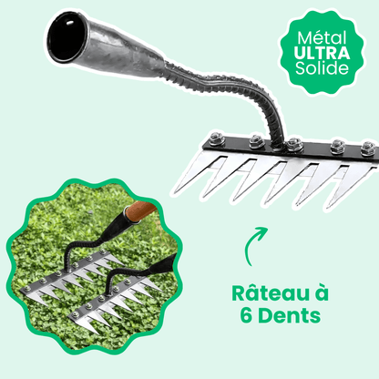 TERRAK™ – Râteau de Désherbage Multifonction 🌱
