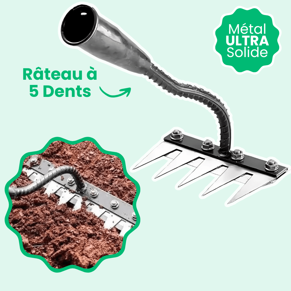 TERRAK™ – Râteau de Désherbage Multifonction 🌱