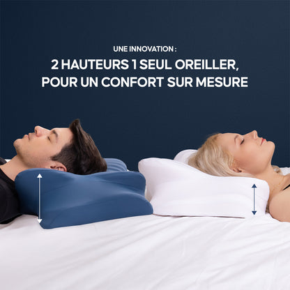 DORMILIA™ – Oreiller Ergonomique à Mémoire de Forme