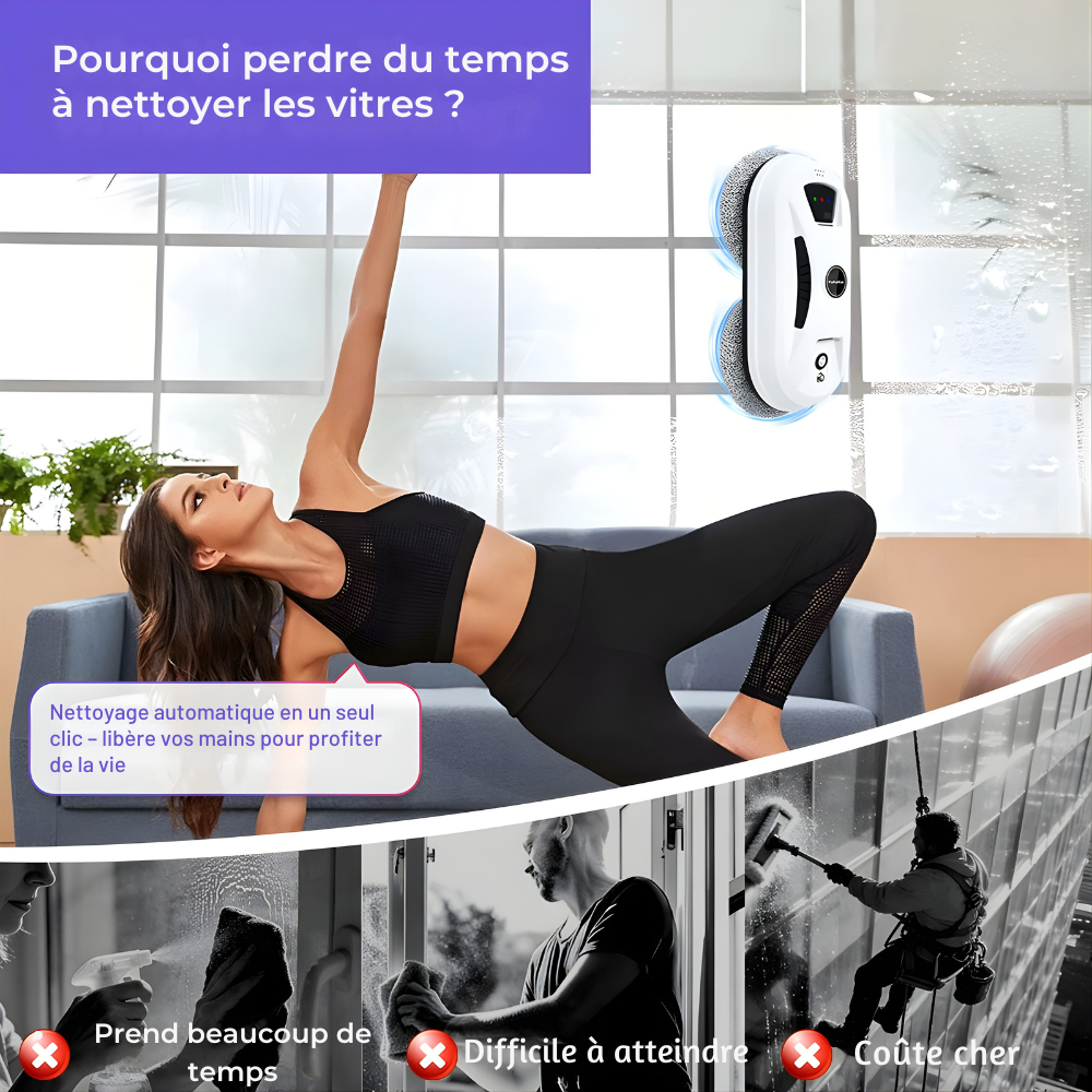 VITROBOT™ – Robot Nettoyeur de Vitres Automatique