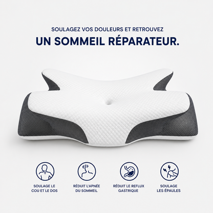 DORMILIA™ – Oreiller Ergonomique à Mémoire de Forme