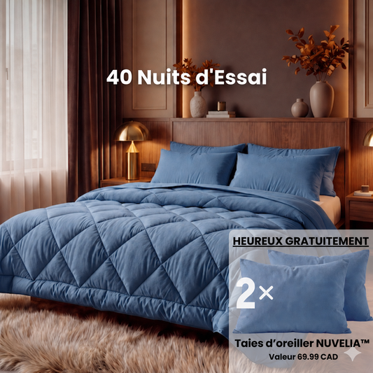 Couette 2-en-1 Douce, Respirante & Lavable – NUVELIA™