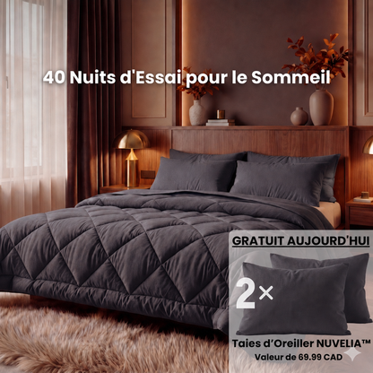 Couette 2-en-1 Douce, Respirante & Lavable – NUVELIA™