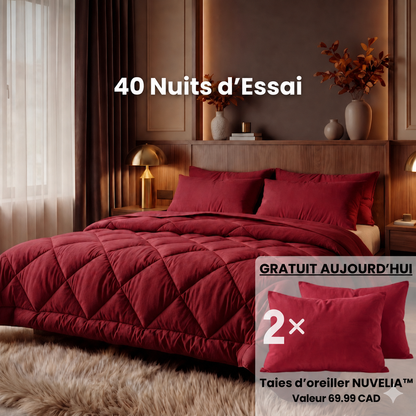 Couette 2-en-1 Douce, Respirante & Lavable – NUVELIA™