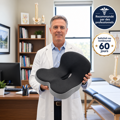 SITÉO™ – Coussin Ergonomique à Mémoire de Forme pour Assise Prolongée