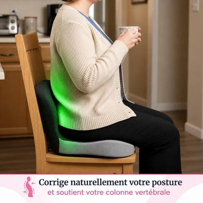 SITÉO™ – Coussin Ergonomique à Mémoire de Forme pour Assise Prolongée