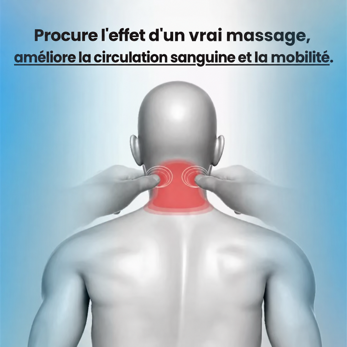 CERVEX™ – Masseur Cervical 3-en-1 Chaleur, Vibration & Étirement