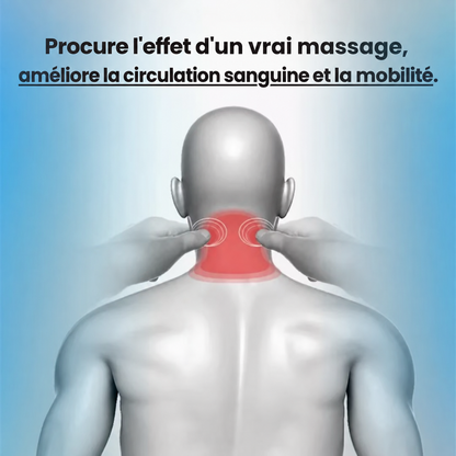 CERVEX™ – Masseur Cervical 3-en-1 Chaleur, Vibration & Étirement