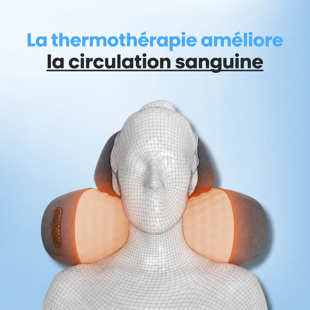CERVEX™ – Masseur Cervical 3-en-1 Chaleur, Vibration & Étirement