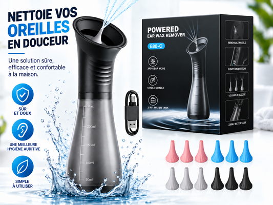 Kit de nettoyage d'oreilles électrique