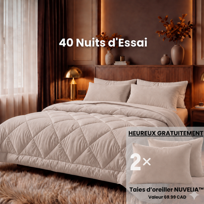 Couette 2-en-1 Douce, Respirante & Lavable – NUVELIA™