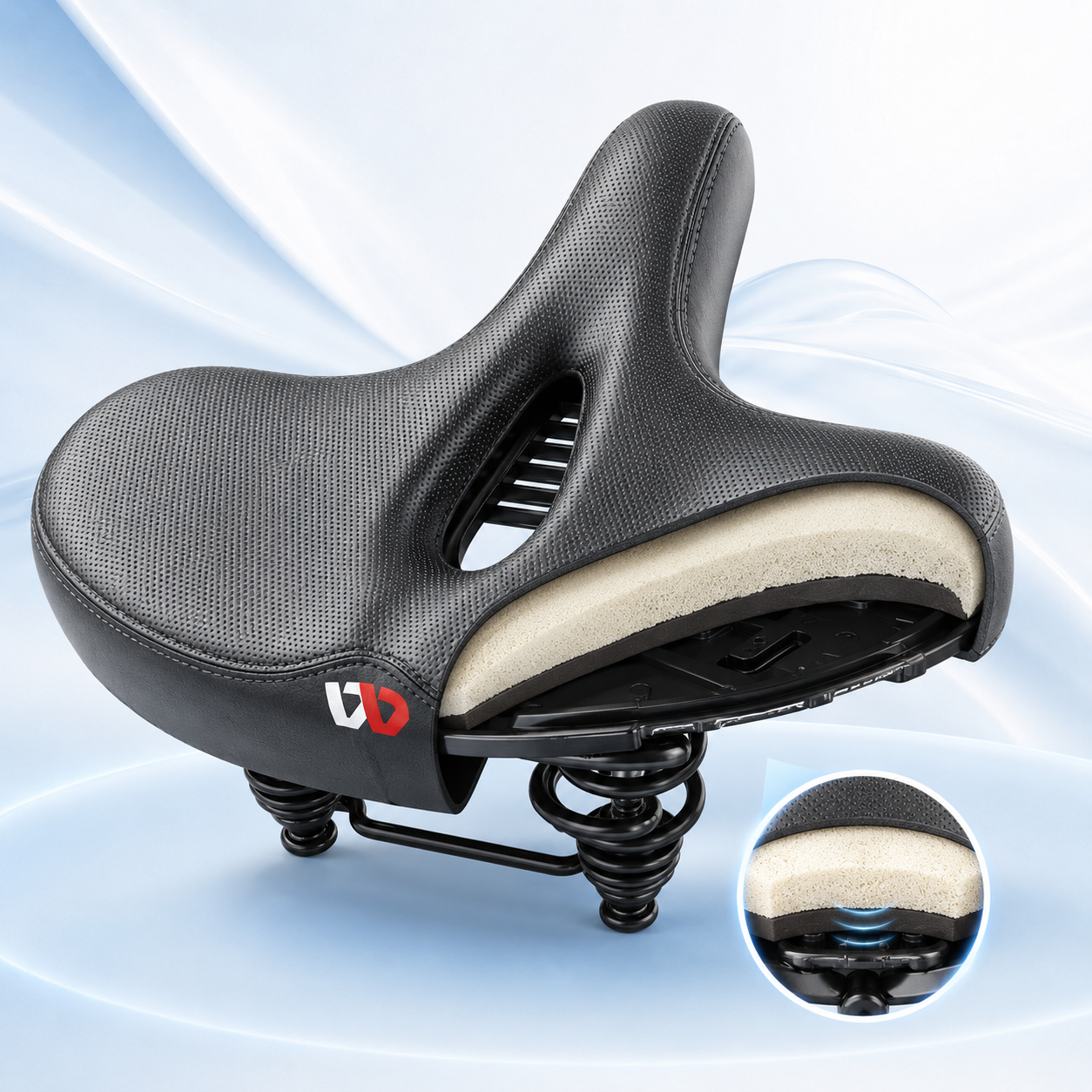 SÉRÉNIS™ – Selle de Vélo Ergonomique Extra-Large