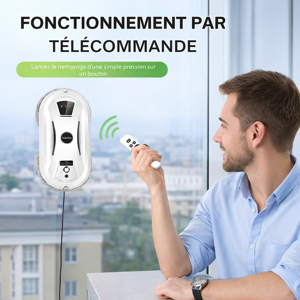 VITROBOT™ – Robot Nettoyeur de Vitres Automatique