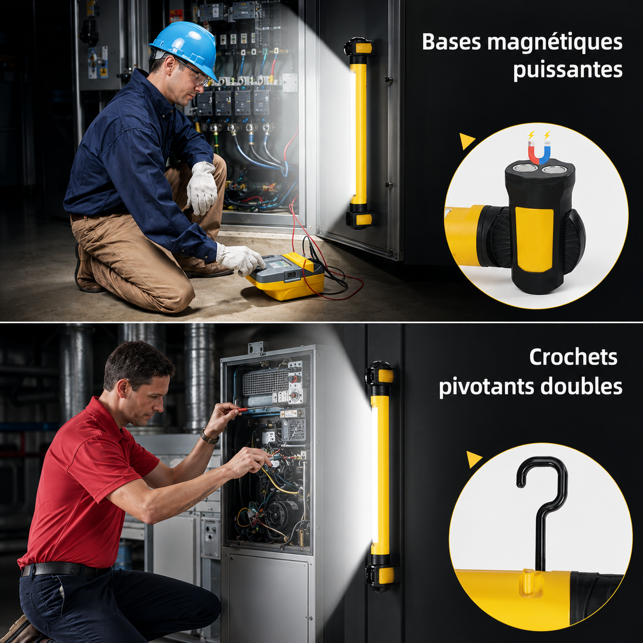 MAGLITEK™ – Lampe de Travail LED Magnétique Professionnelle