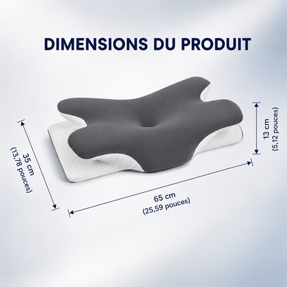 DORMILIA™ – Oreiller Ergonomique à Mémoire de Forme