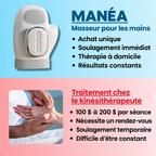 MANÉA™ – Masseur de Mains Chauffant à Compression