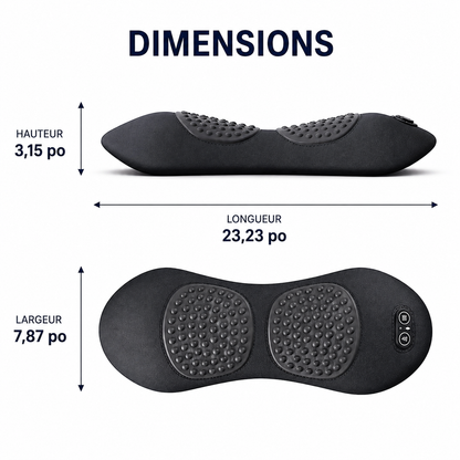 DORSÉA™ – Appareil de Décompression & Massage Lombaire 3-en-1