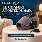 NEUROVIA™ – Masseur Chauffant pour Pieds Fatigués