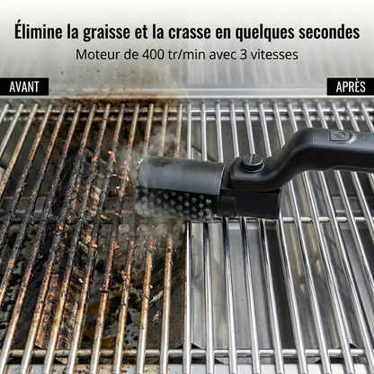GRILLCLEAN PRO™ – Brosse Electrique Nettoyante Puissante pour Barbecue
