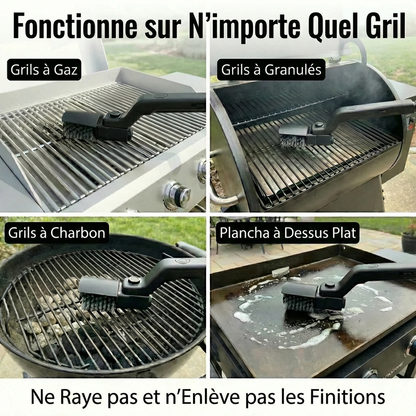 GRILLCLEAN PRO™ – Brosse Electrique Nettoyante Puissante pour Barbecue