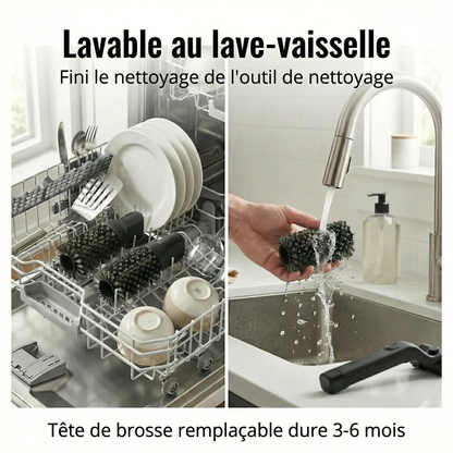 GRILLCLEAN PRO™ – Brosse Electrique Nettoyante Puissante pour Barbecue