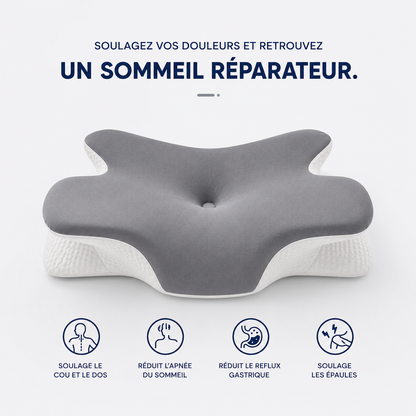 DORMILIA™ – Oreiller Ergonomique à Mémoire de Forme