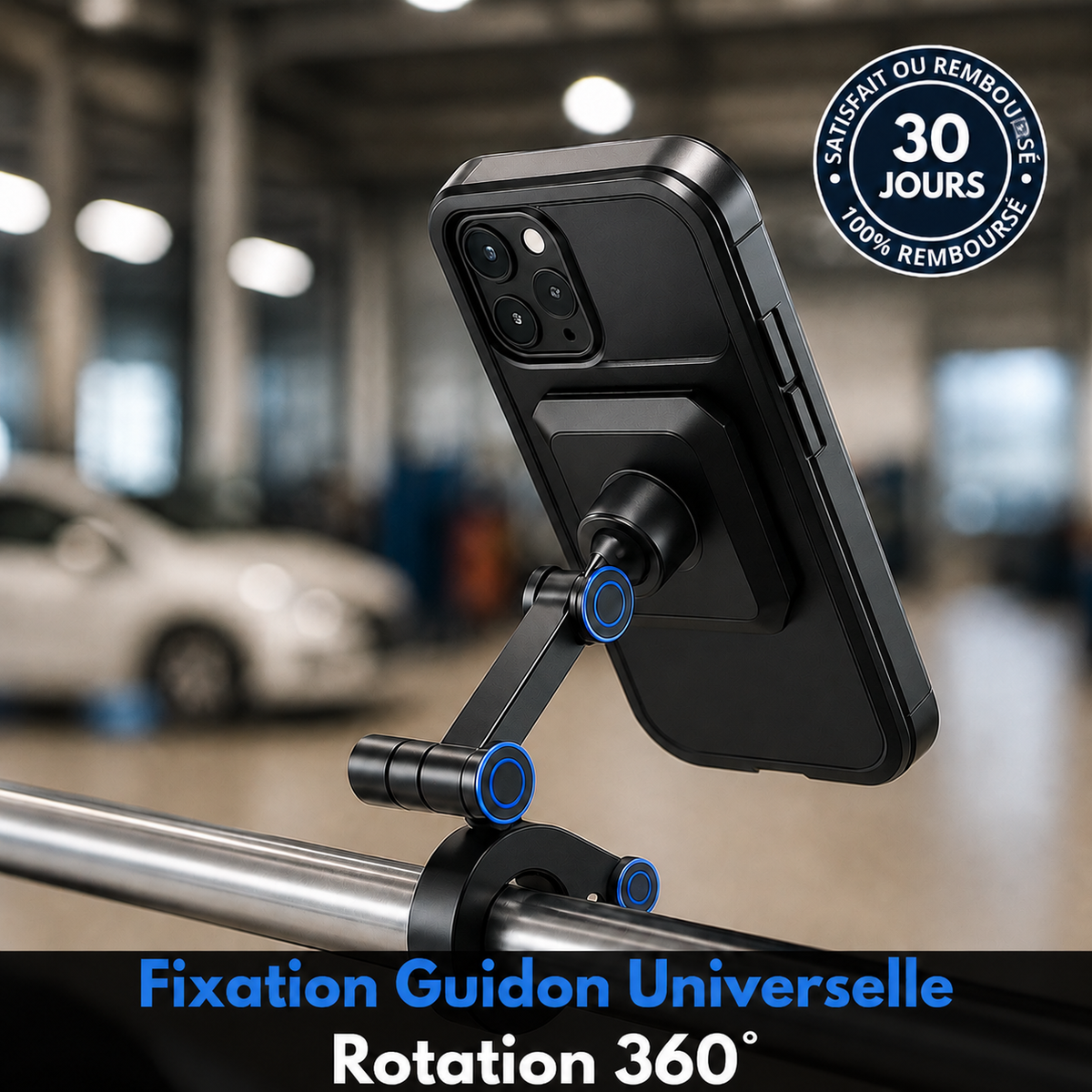 NAVIX™ – Support Smartphone Vélo Stable & Réglable 📱🚲