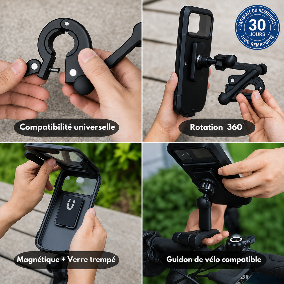 NAVIX™ – Support Smartphone Vélo Stable & Réglable 📱🚲