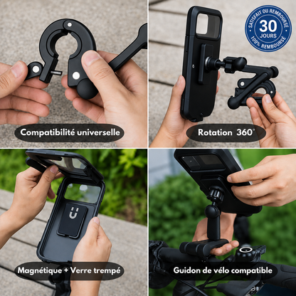NAVIX™ – Support Smartphone Vélo Stable & Réglable 📱🚲