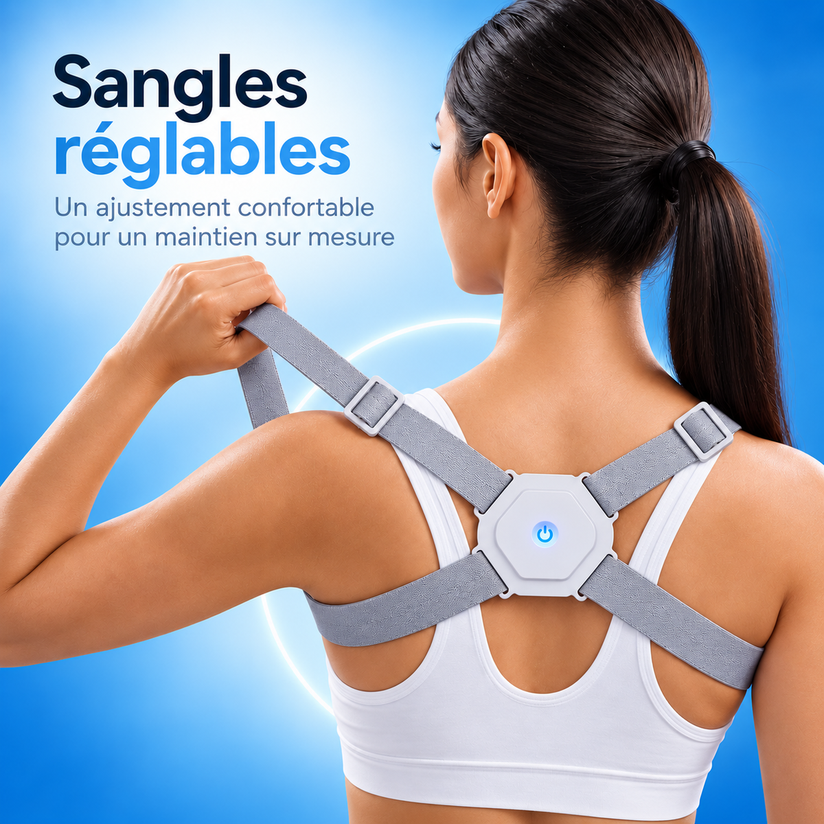 POSTÉO™ – Correcteur de Posture Intelligent à Rappel Vibrant
