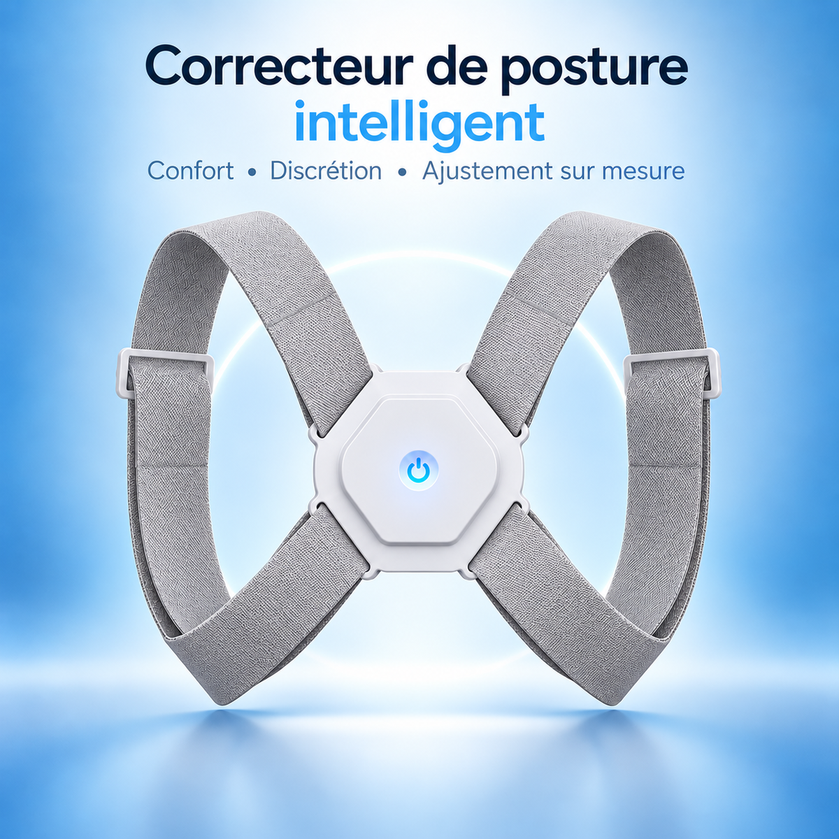 POSTÉO™ – Correcteur de Posture Intelligent à Rappel Vibrant