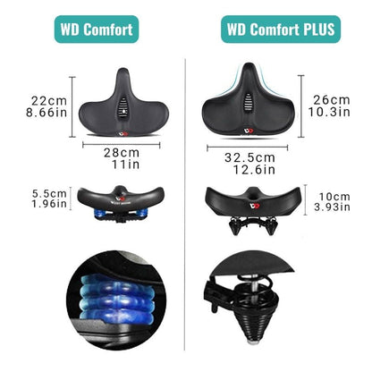 SÉRÉNIS™ – Selle de Vélo Ergonomique Extra-Large