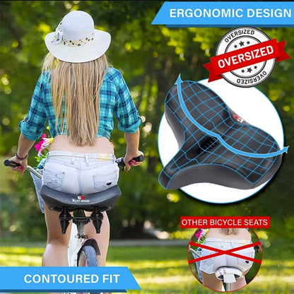 SÉRÉNIS™ – Selle de Vélo Ergonomique Extra-Large