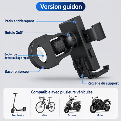 NAVIX™ – Support Smartphone Vélo Stable & Réglable 📱🚲