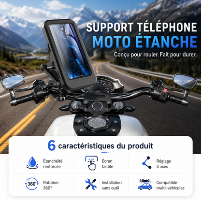 NAVIX™ – Support Smartphone Vélo Stable & Réglable 📱🚲