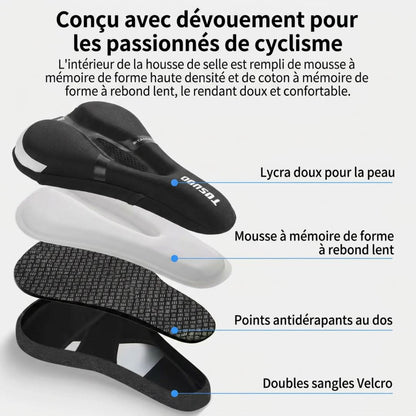 VÉLOCONFORT™ – Housse de Selle Ergonomique Anti-Douleur 🚲