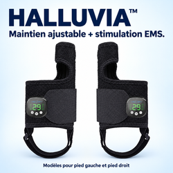 HALLUVIA – modèles pour pied gauche et pied droit