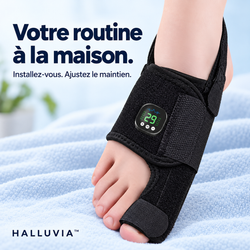 HALLUVIA – modèle fournisseur porté sur le pied