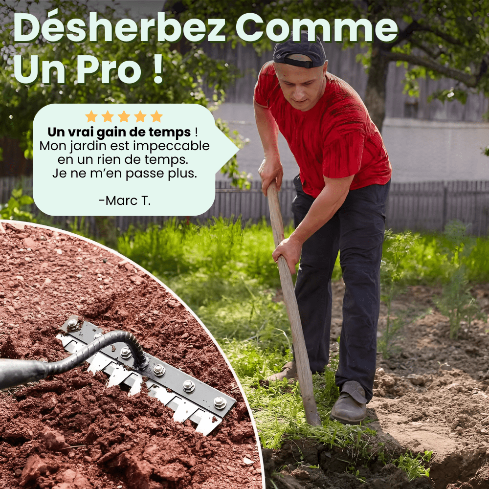 TERRAK™ – Râteau de Désherbage Multifonction 🌱