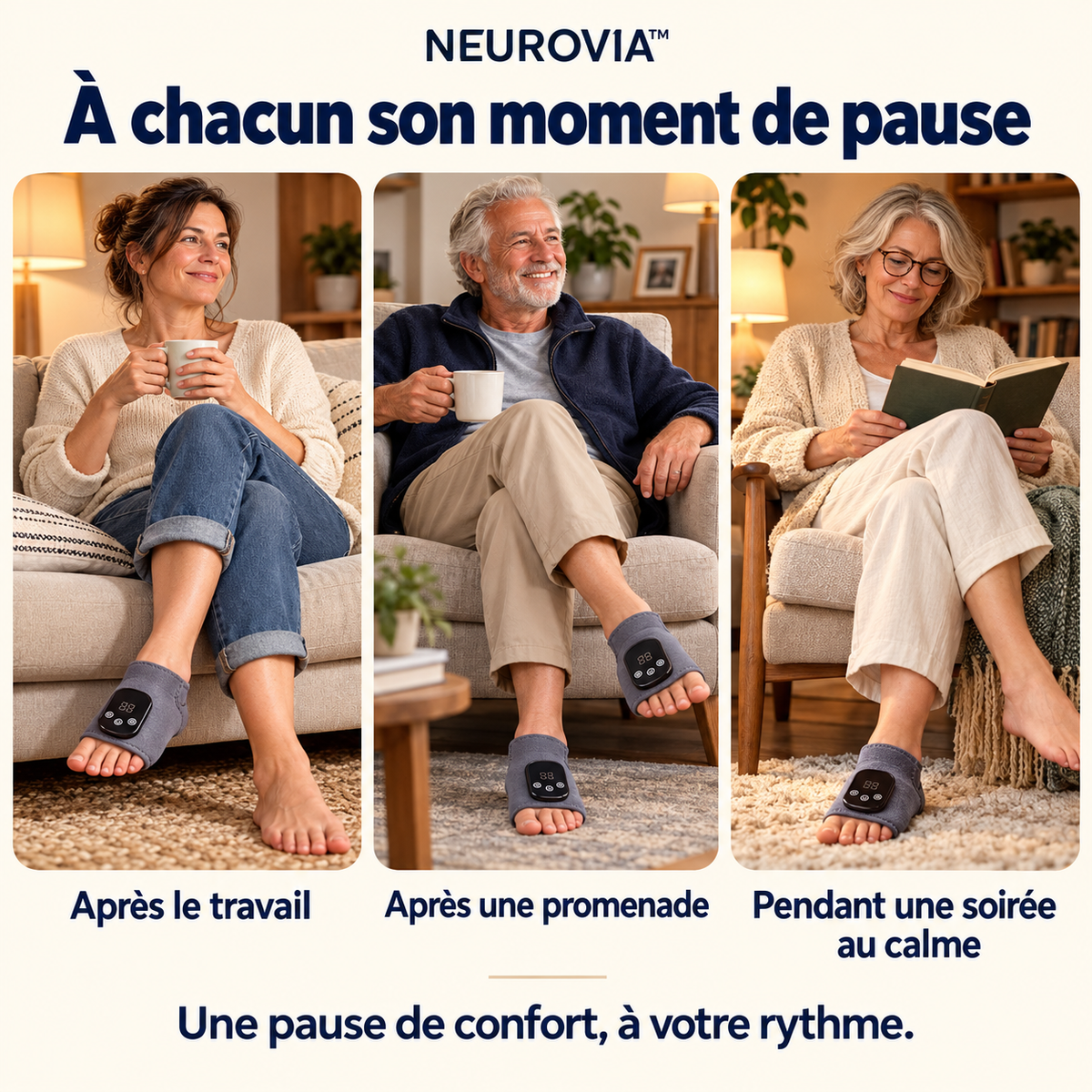 NEUROVIA™ — après le travail, après une promenade ou pendant une soirée au calme