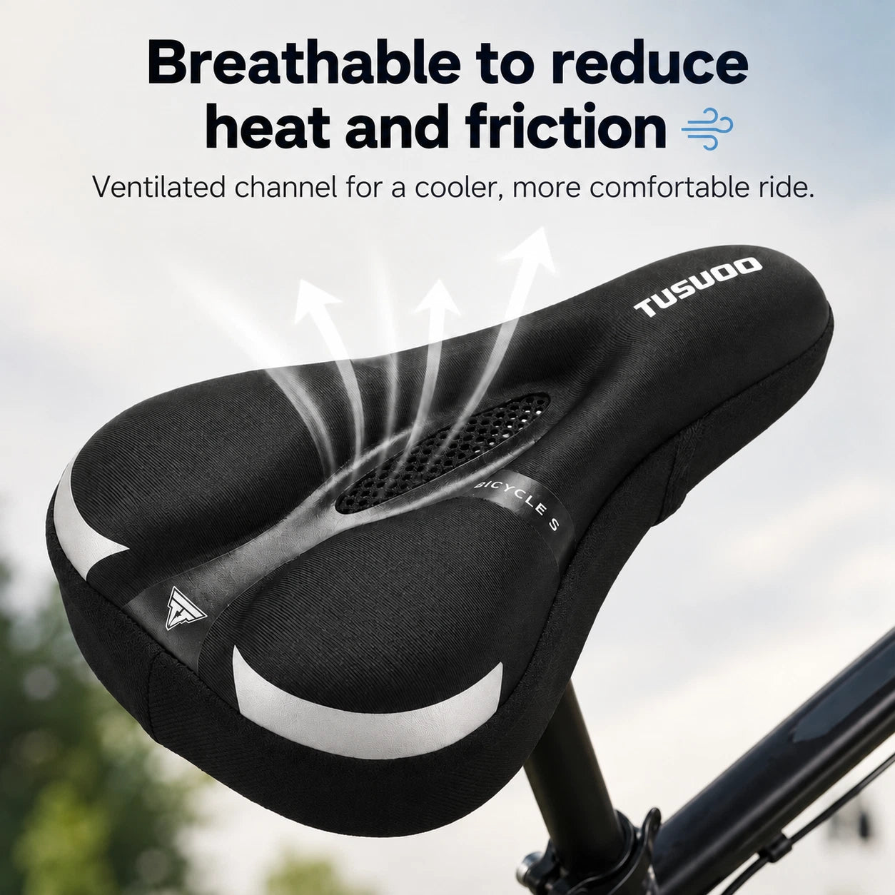 Breathable saddle cover VÉLOCONFORT